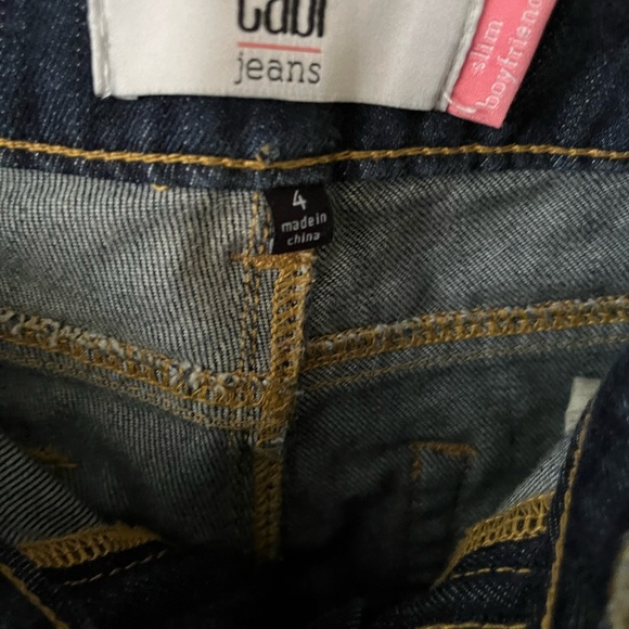 Cabi boyfriend slim fit jeans size 4 but have a 32” waist preowned - Picture 8 of 8